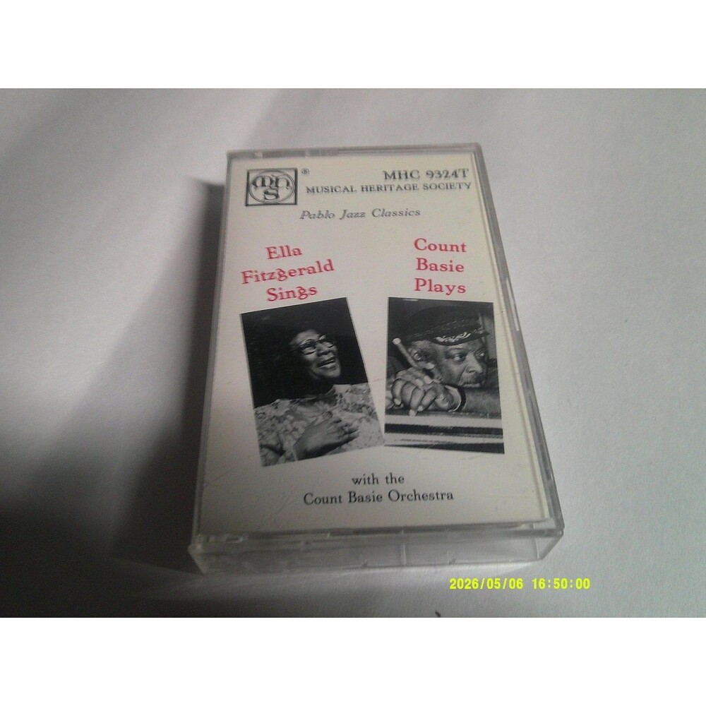 Ella Fitzgerald Sings / Count Basie Plays Cassette Tape MHC 9324T Jazz Classics